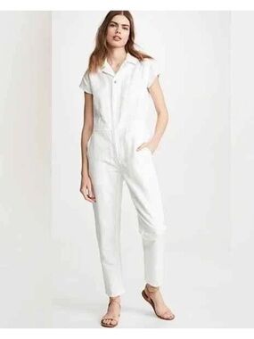 Apiece Apart AZORE JUMPSUIT CREAM - 2